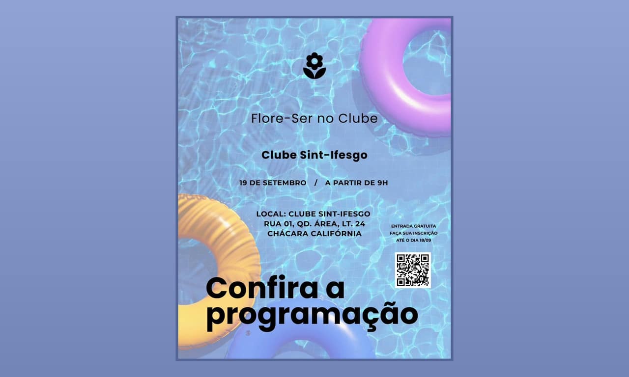 Imagem da publicação: Flore-Ser no Clube: manhã gratuita de leitura, piquenique e tecido acrobático
